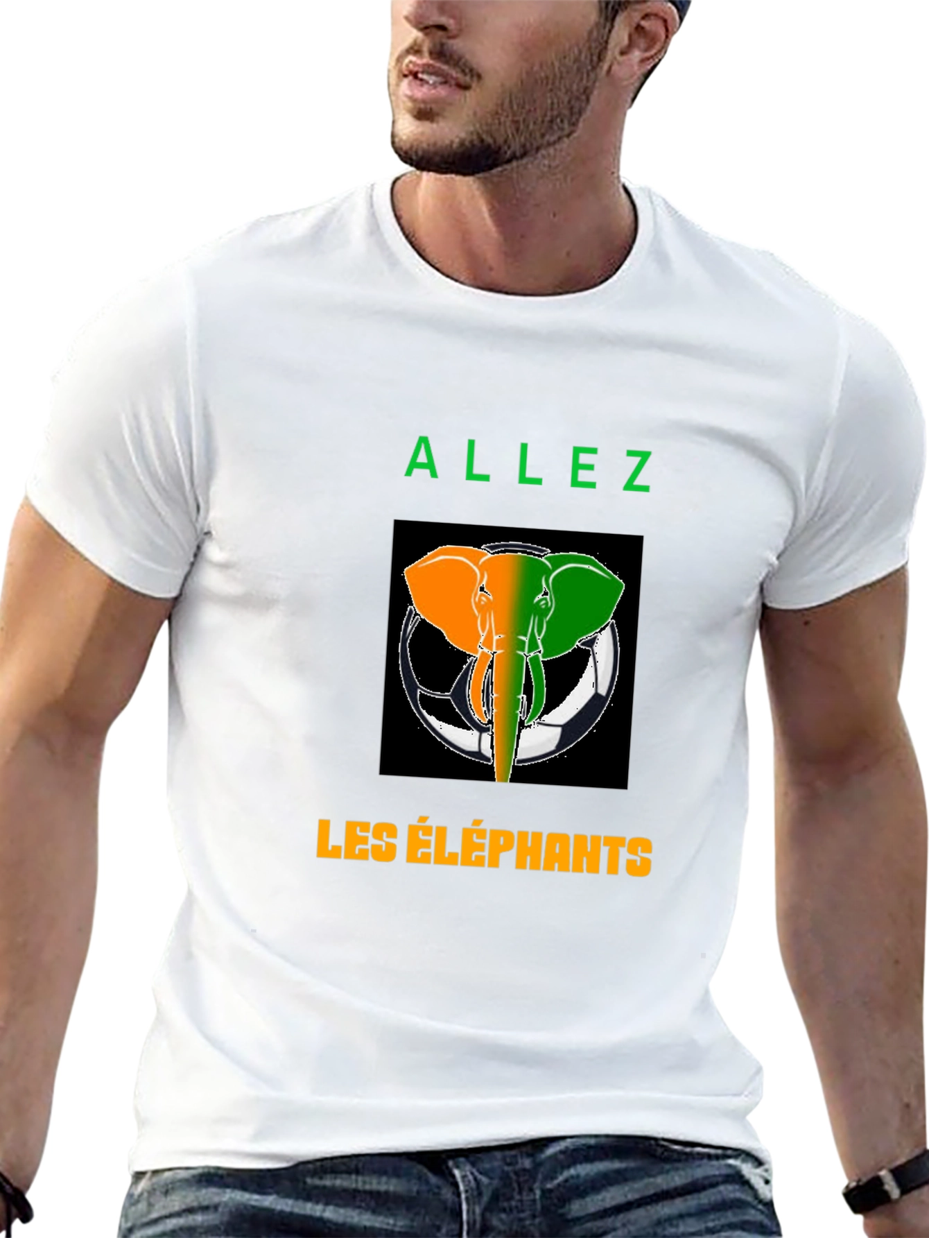 Allez Les Éléphants T-Shirt - Ivory Coast Soccer