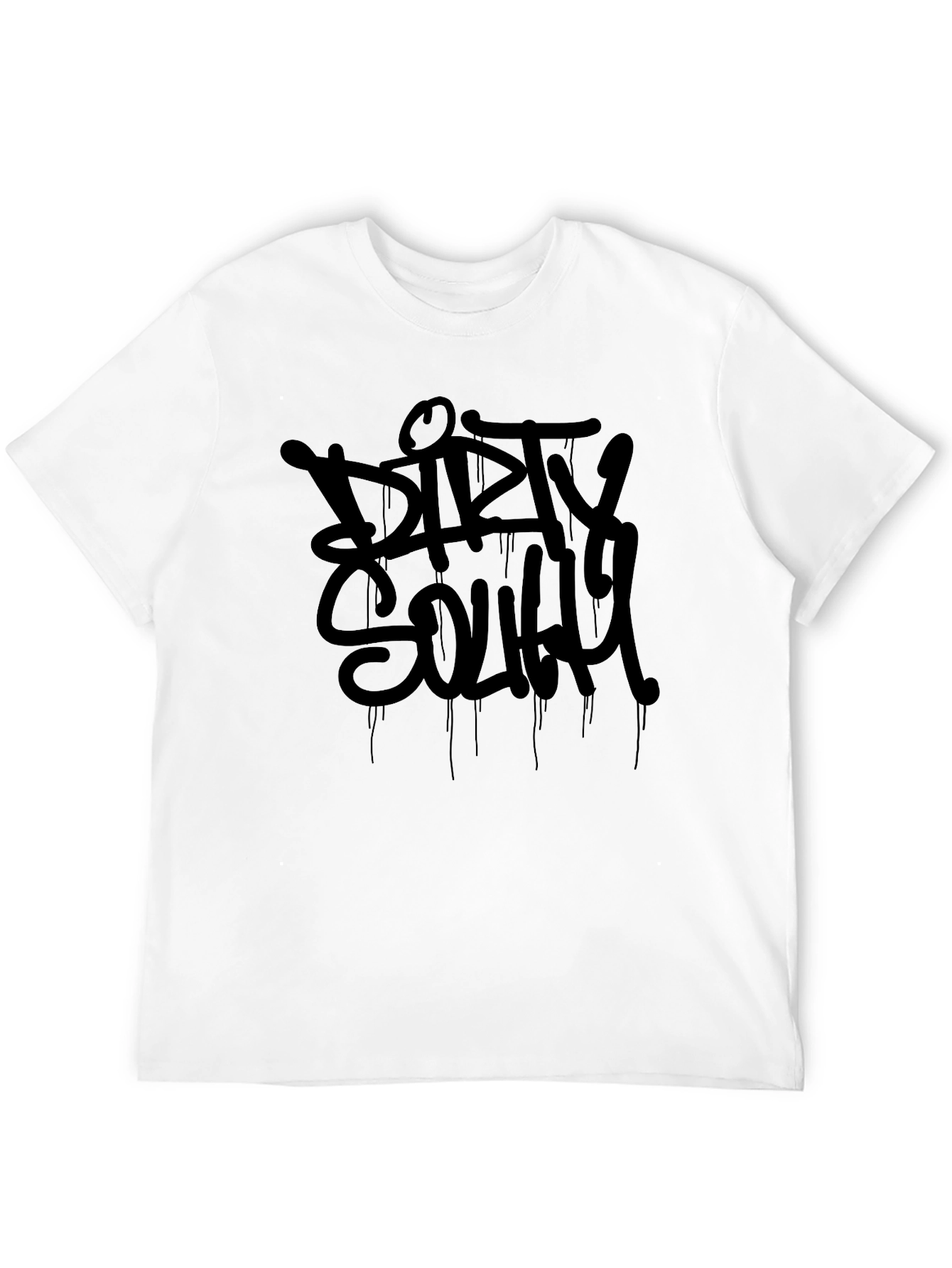 Dirty South Black Graphic Tee - Urban Style