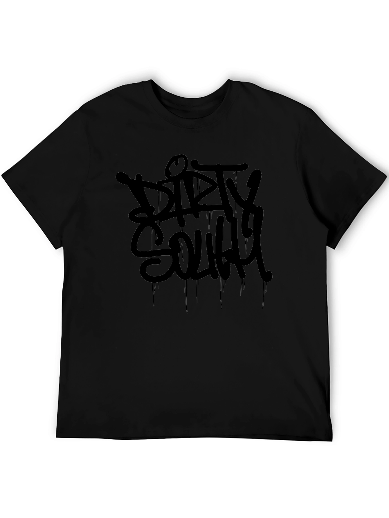 Dirty South Black Graphic Tee - Urban Style
