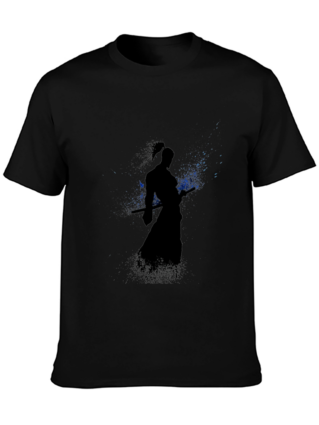Samurai Silhouette Graphic T-Shirt