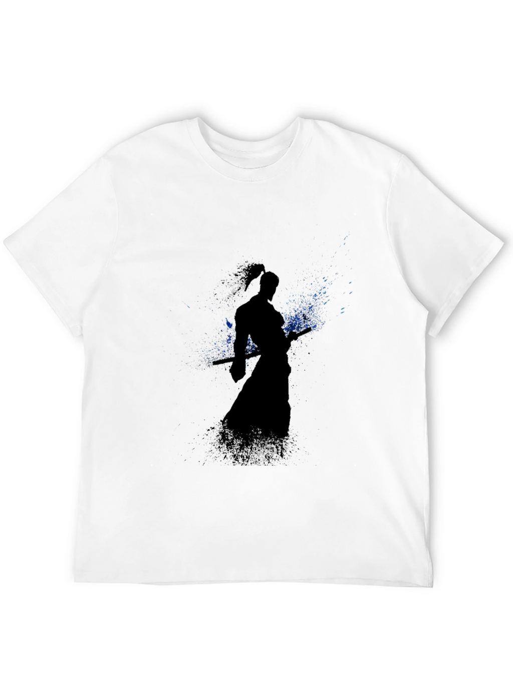 Samurai Silhouette Graphic T-Shirt