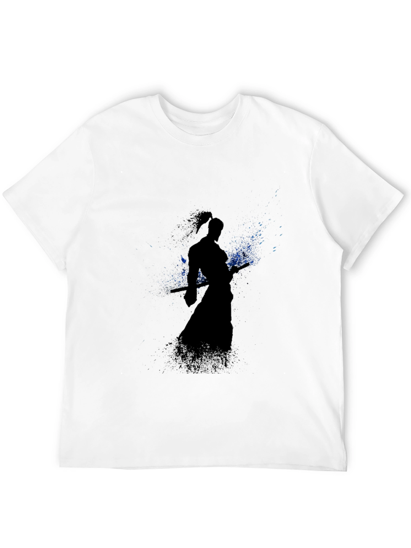 Samurai Silhouette Graphic T-Shirt
