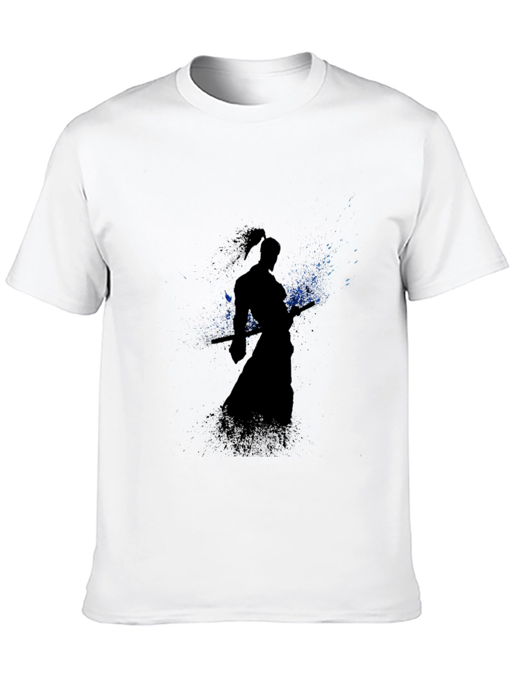 Samurai Silhouette Graphic T-Shirt