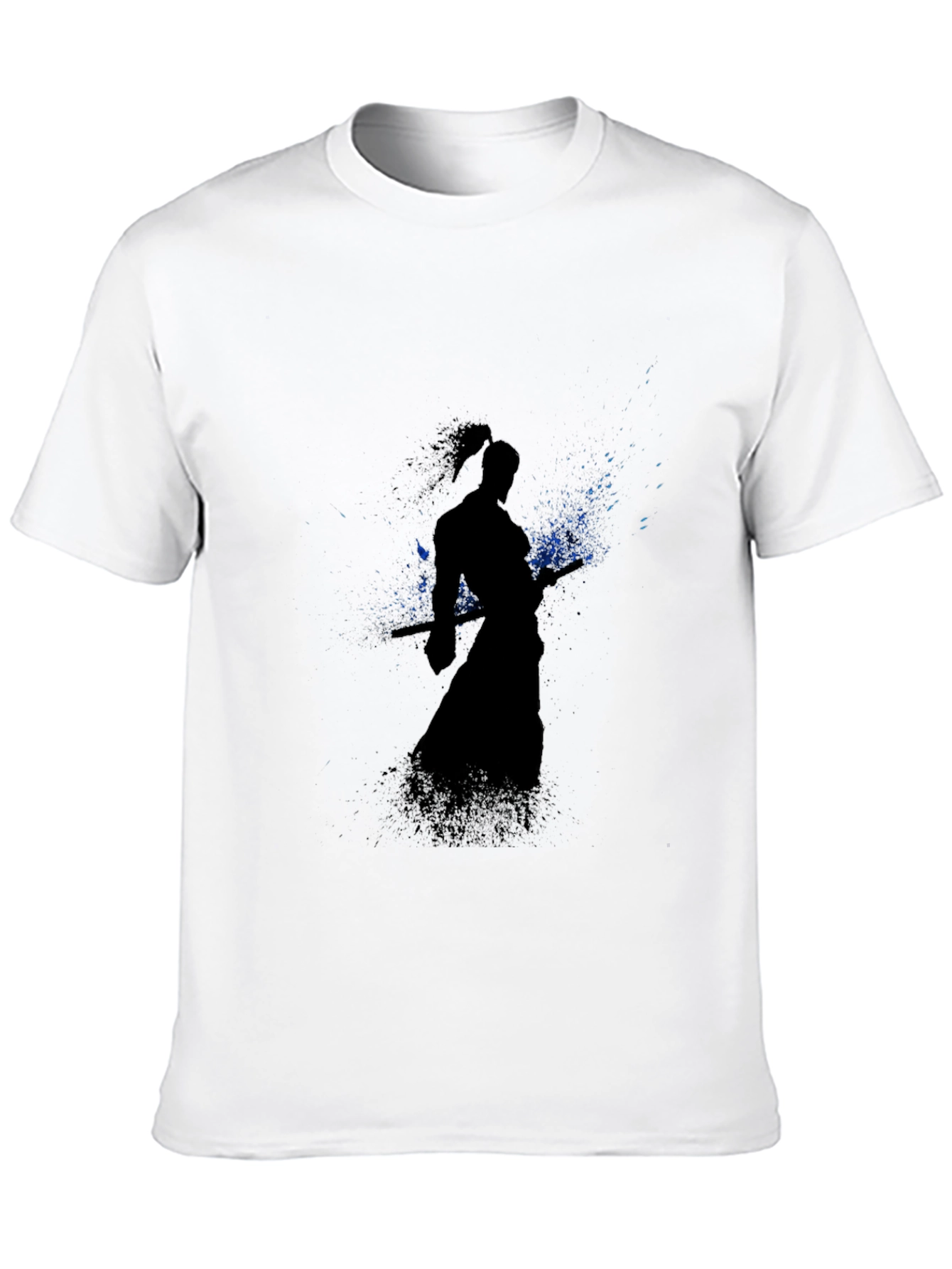 Samurai Silhouette Graphic T-Shirt