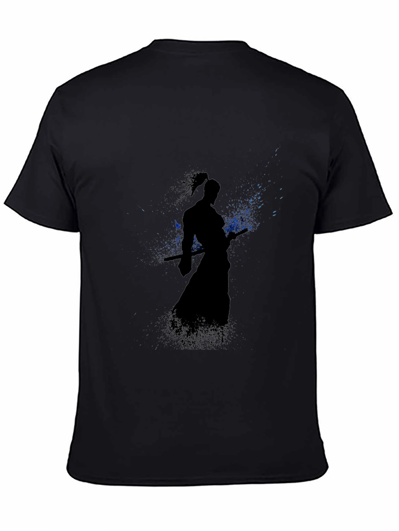 Samurai Silhouette Graphic T-Shirt
