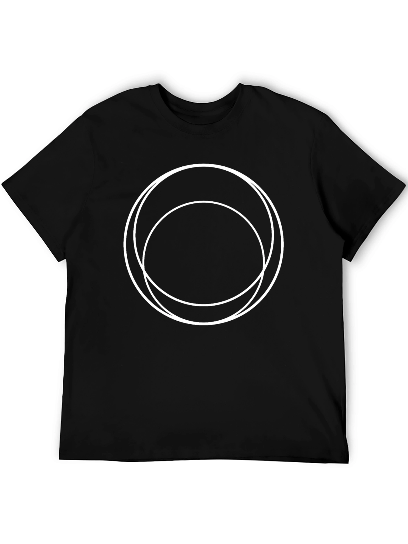 Geometric Circles Graphic Tee - Casual Comfort