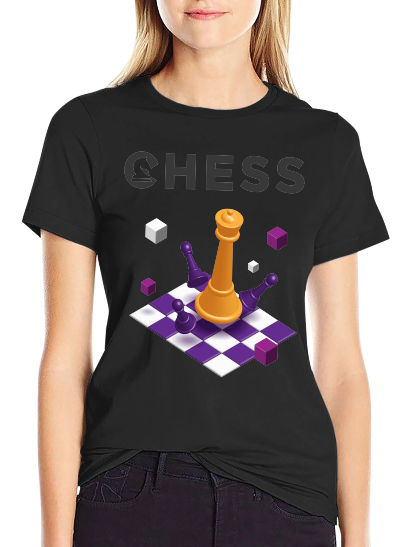 Chess Graphic T-Shirt - Strategy Game Tee