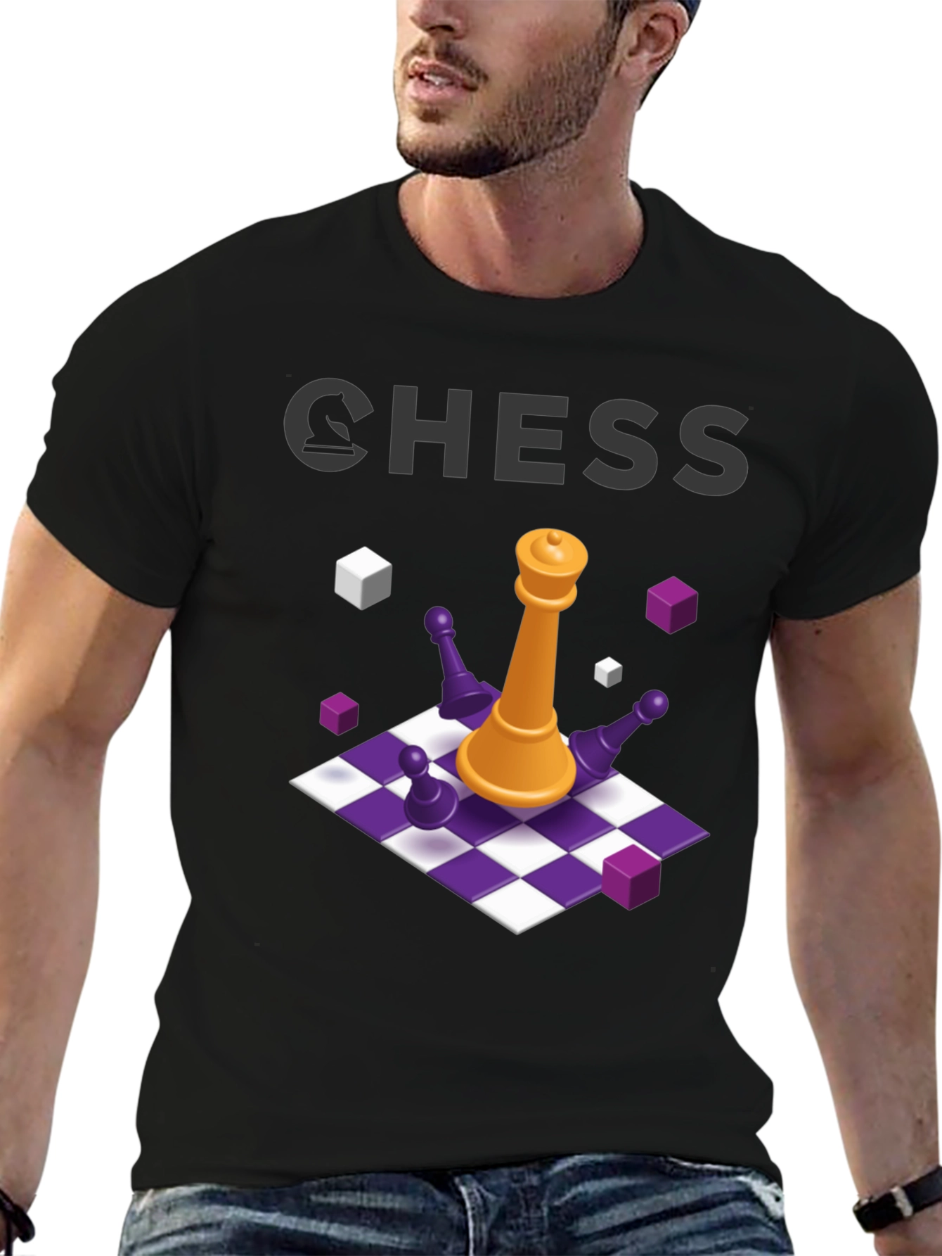 Chess Graphic T-Shirt - Strategy Game Tee