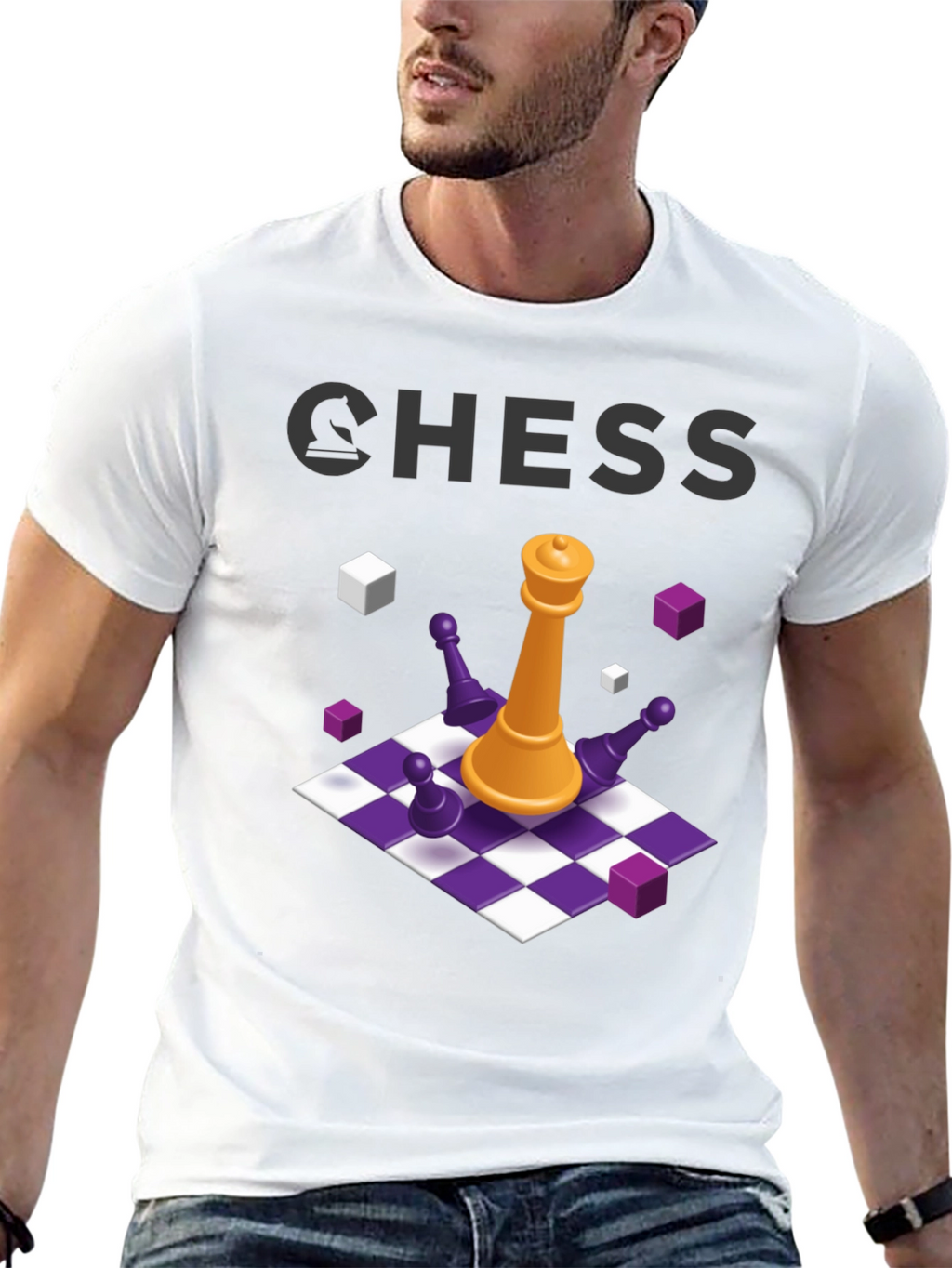 Chess Graphic T-Shirt - Strategy Game Tee