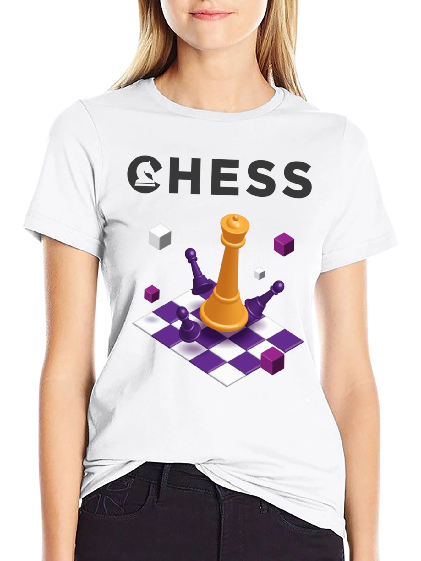 Chess Graphic T-Shirt - Strategy Game Tee