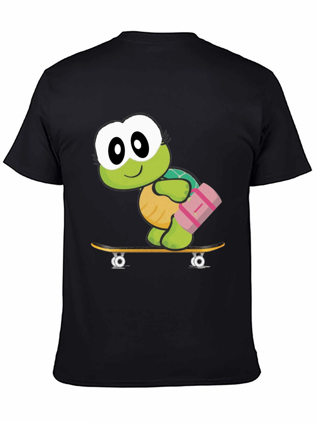 Turtle on Skateboard Graphic T-Shirt