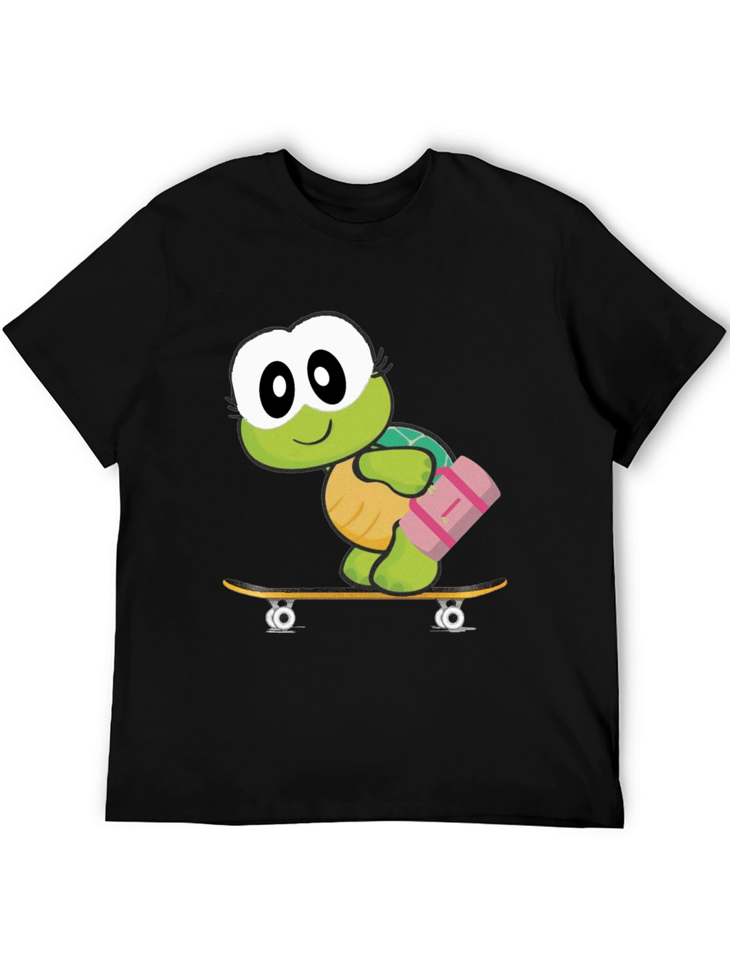 Turtle on Skateboard Graphic T-Shirt