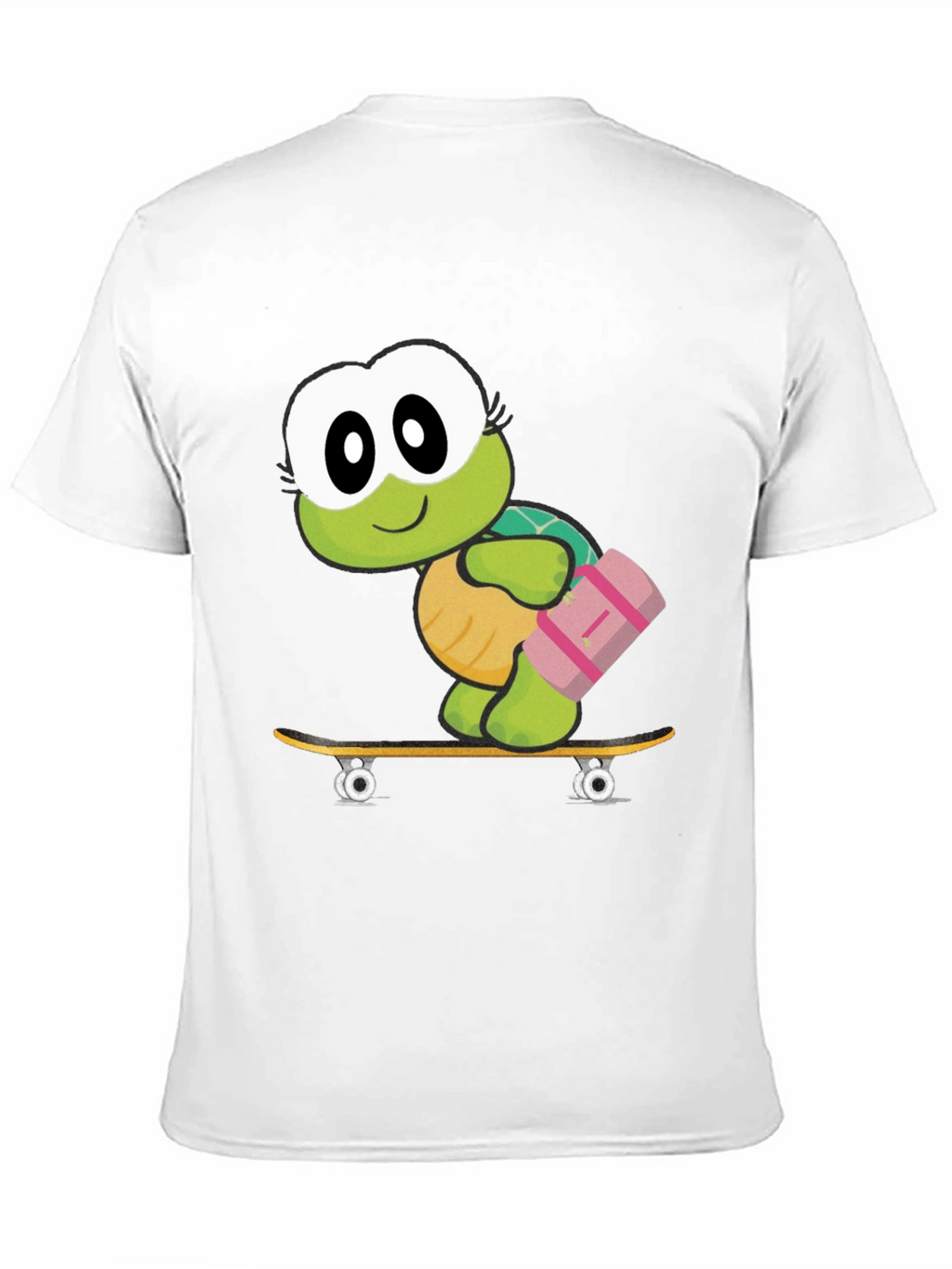 Turtle on Skateboard Graphic T-Shirt