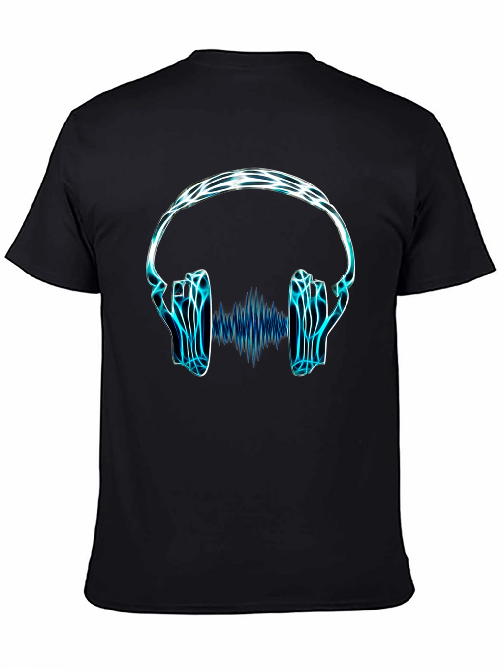 Electro Headphones Graphic Tee - Black