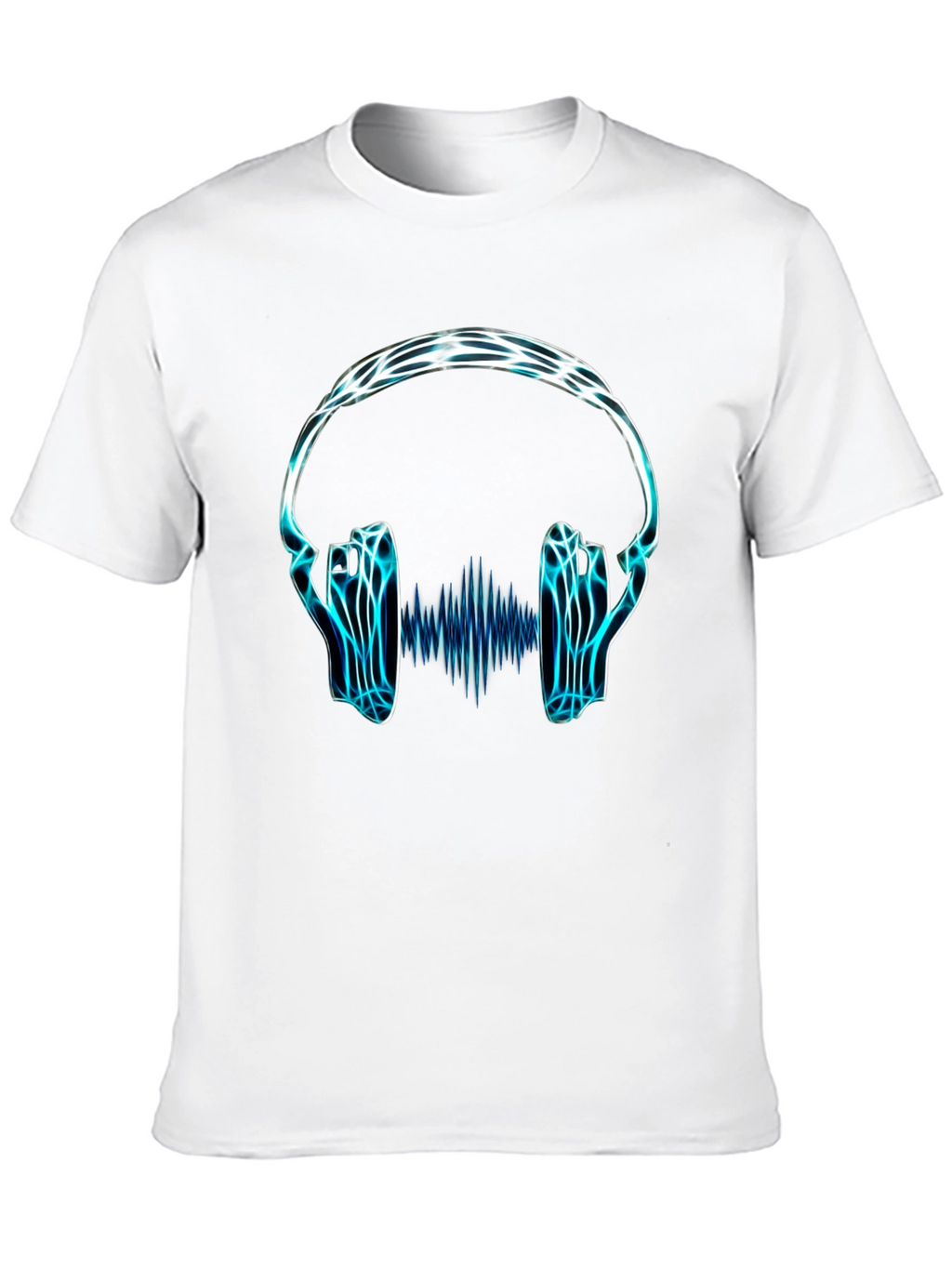 Electro Headphones Graphic Tee - Black