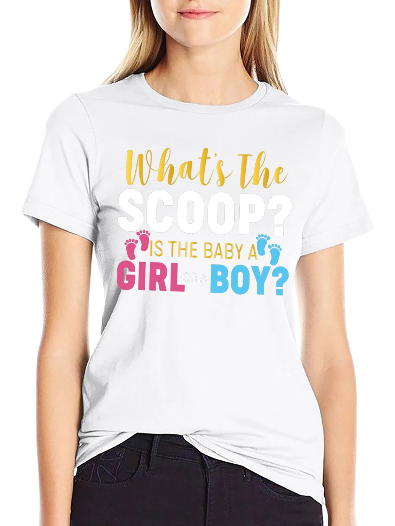 Whats The Scoop? Gender Reveal T-Shirt