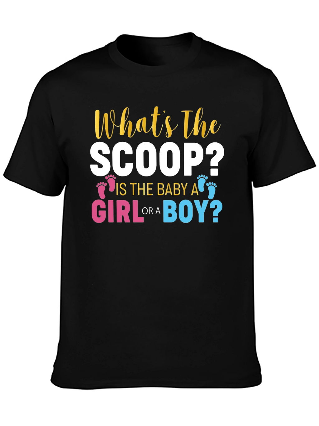 Whats The Scoop? Gender Reveal T-Shirt