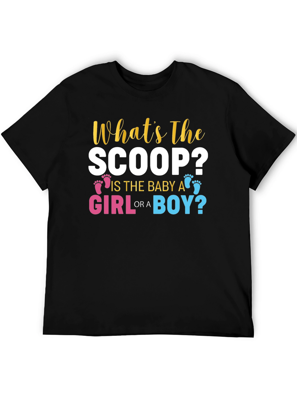Whats The Scoop? Gender Reveal T-Shirt