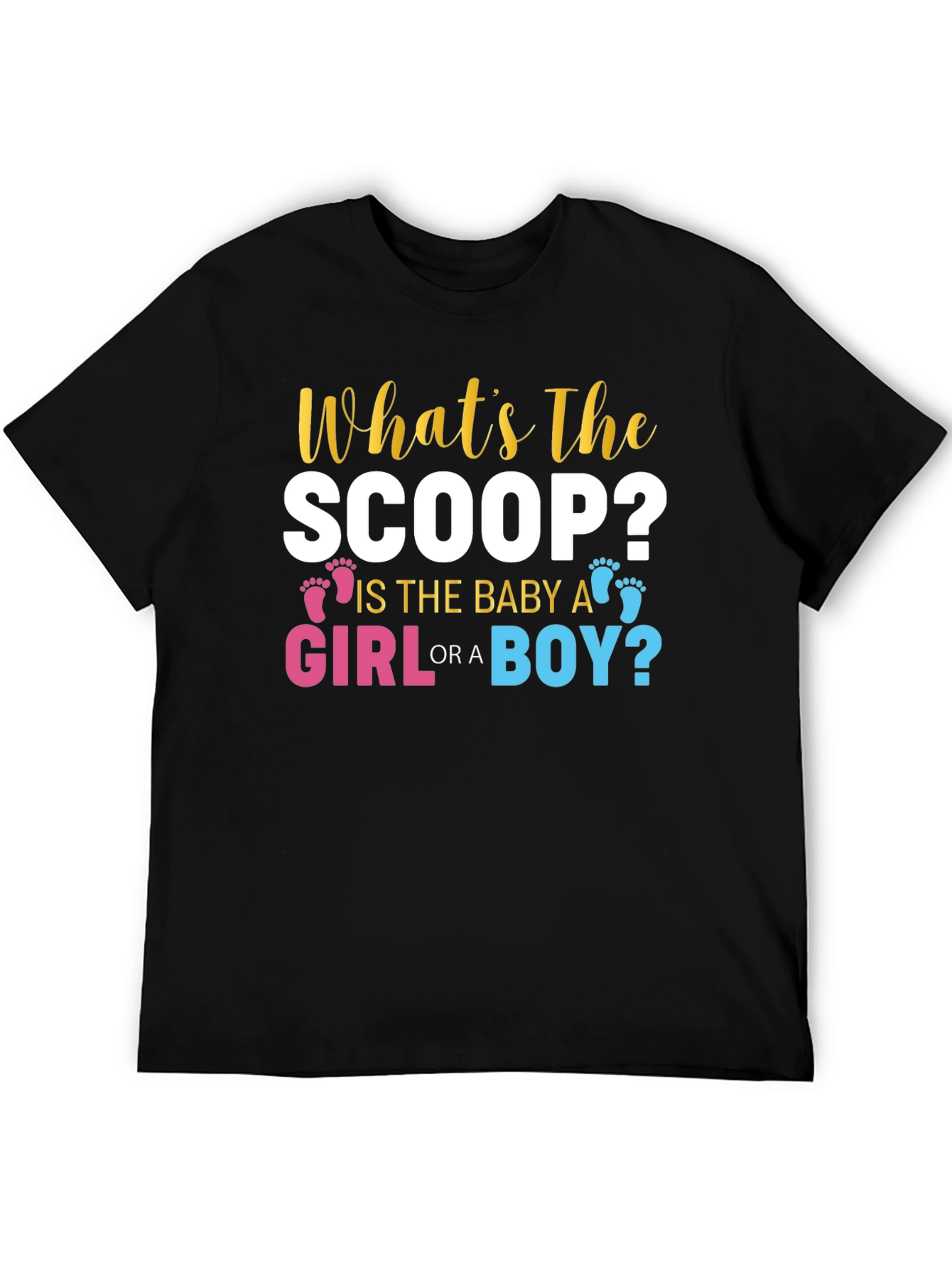 Whats The Scoop? Gender Reveal T-Shirt