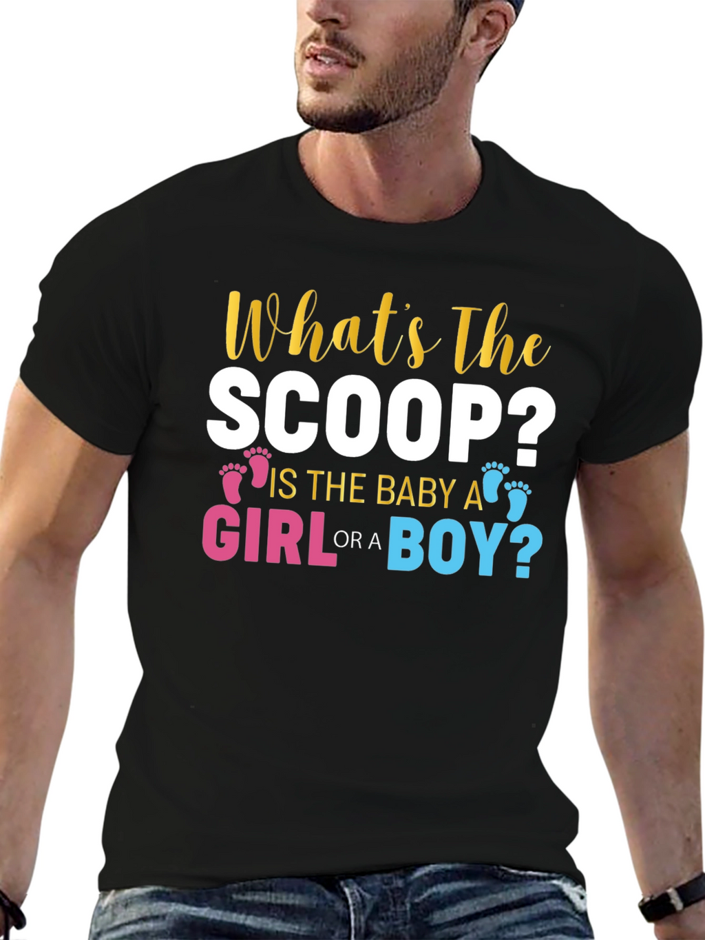 Whats The Scoop? Gender Reveal T-Shirt
