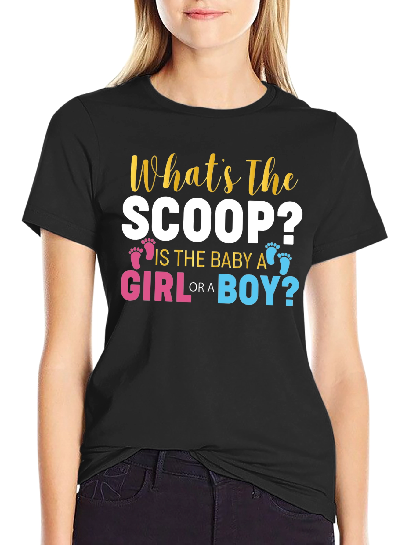 Whats The Scoop? Gender Reveal T-Shirt