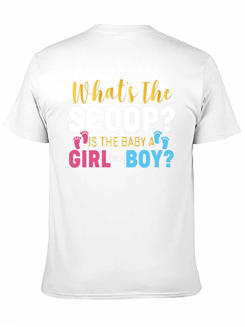 Whats The Scoop? Gender Reveal T-Shirt
