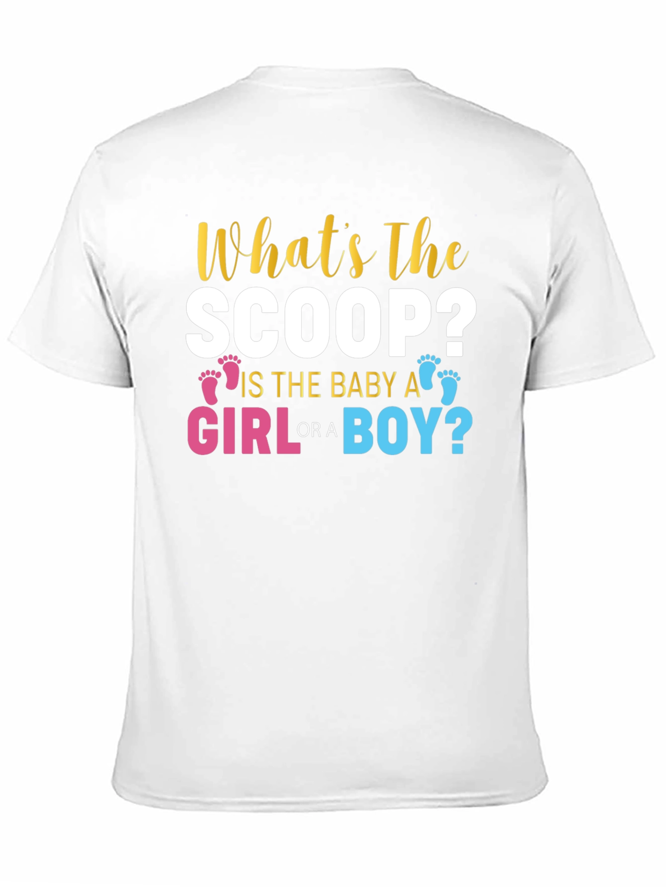 Whats The Scoop? Gender Reveal T-Shirt