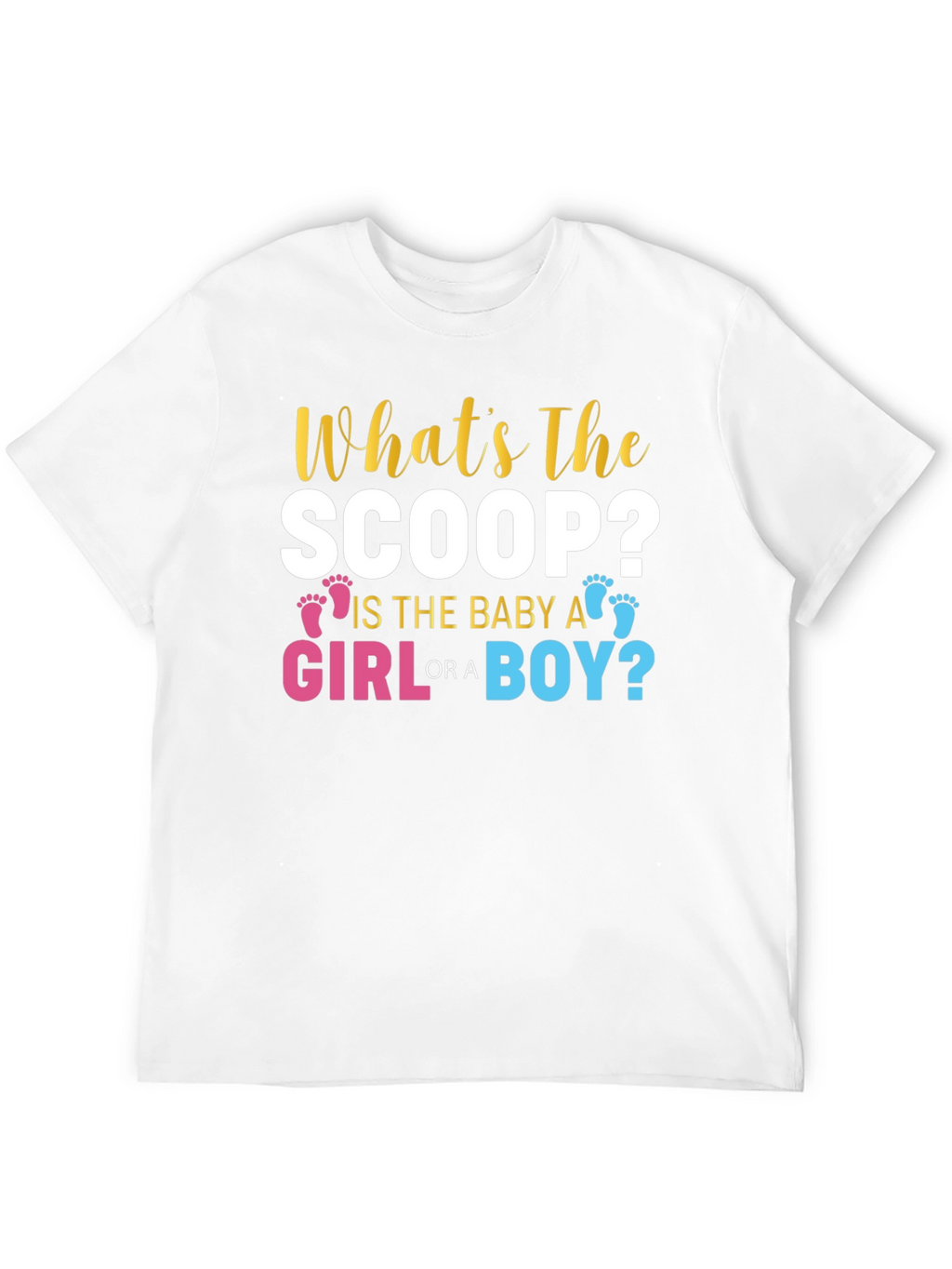 Whats The Scoop? Gender Reveal T-Shirt
