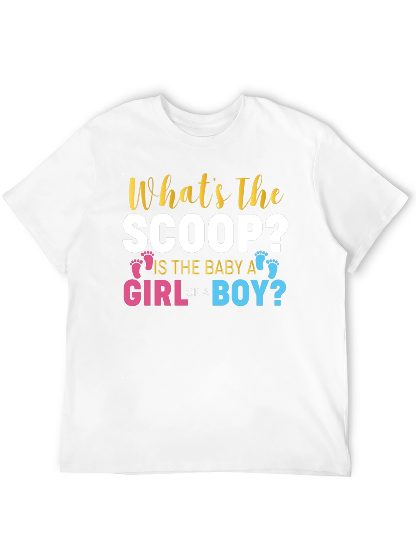 Whats The Scoop? Gender Reveal T-Shirt
