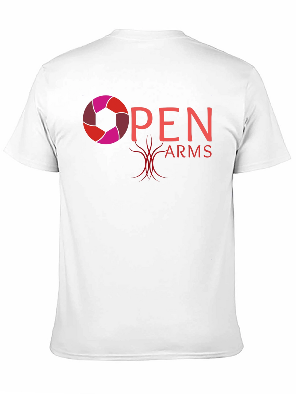 Open Arms Graphic T-Shirt - Black