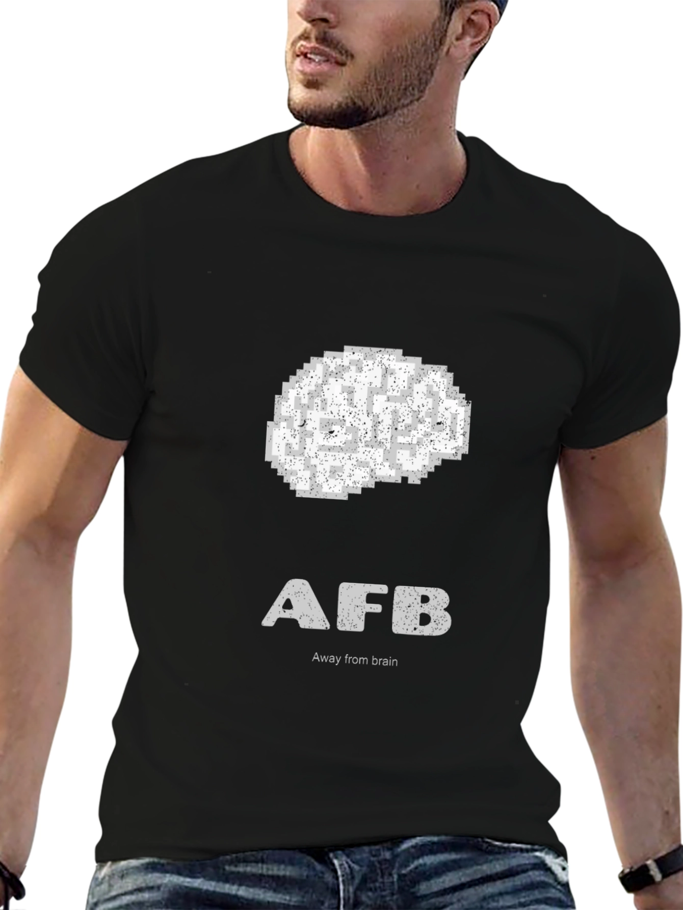 Away From Brain - Funny Graphic Tee