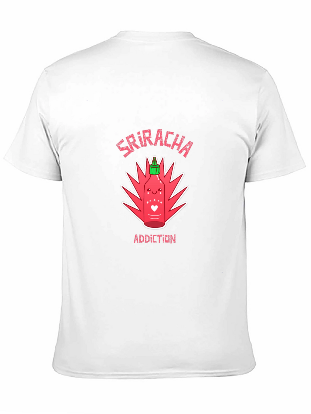 Sriracha Addiction Graphic T-Shirt - Spicy Food Lover Tee