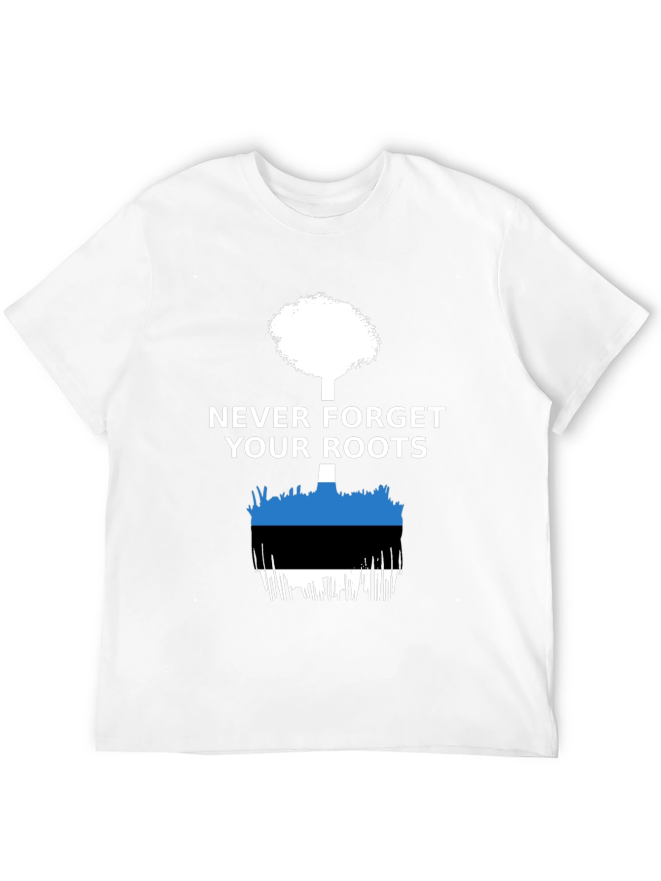 Never Forget Your Roots Estonia Flag T-Shirt