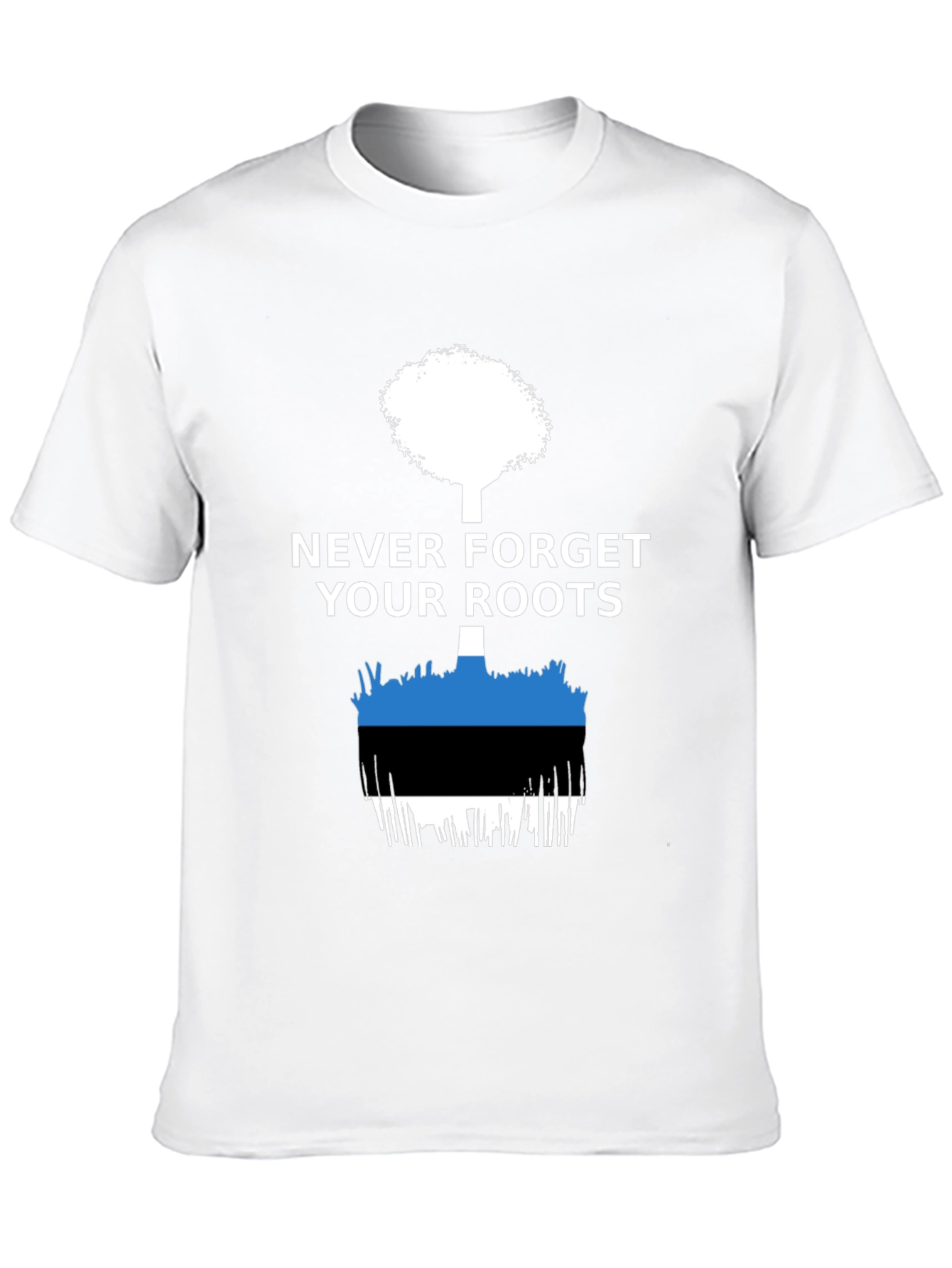 Never Forget Your Roots Estonia Flag T-Shirt