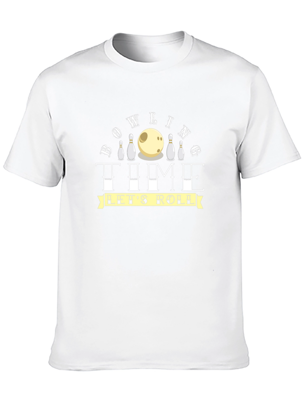 Bowling Time Lets Roll Graphic Tee