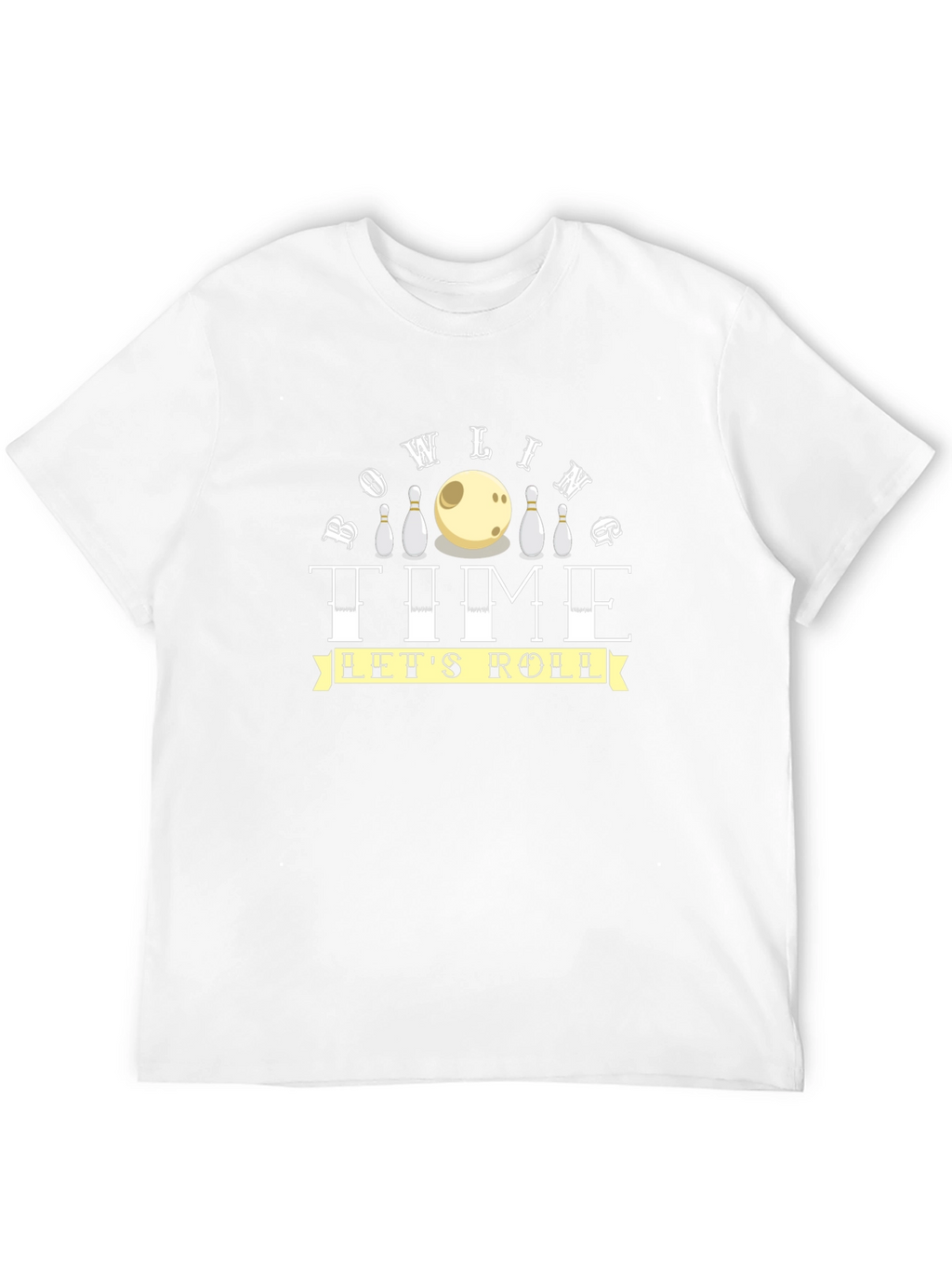 Bowling Time Lets Roll Graphic Tee