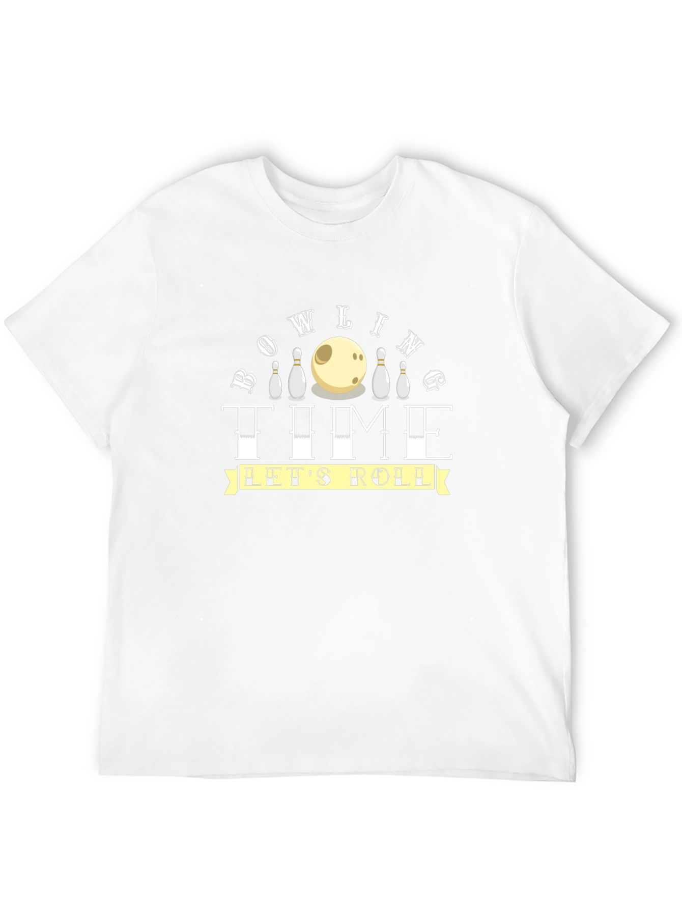 Bowling Time Lets Roll Graphic Tee