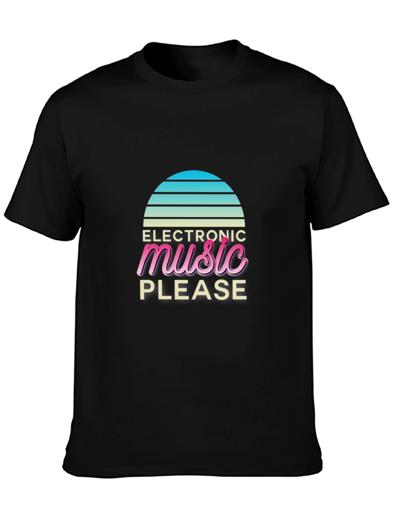 Electronic Music Please Retro T-Shirt