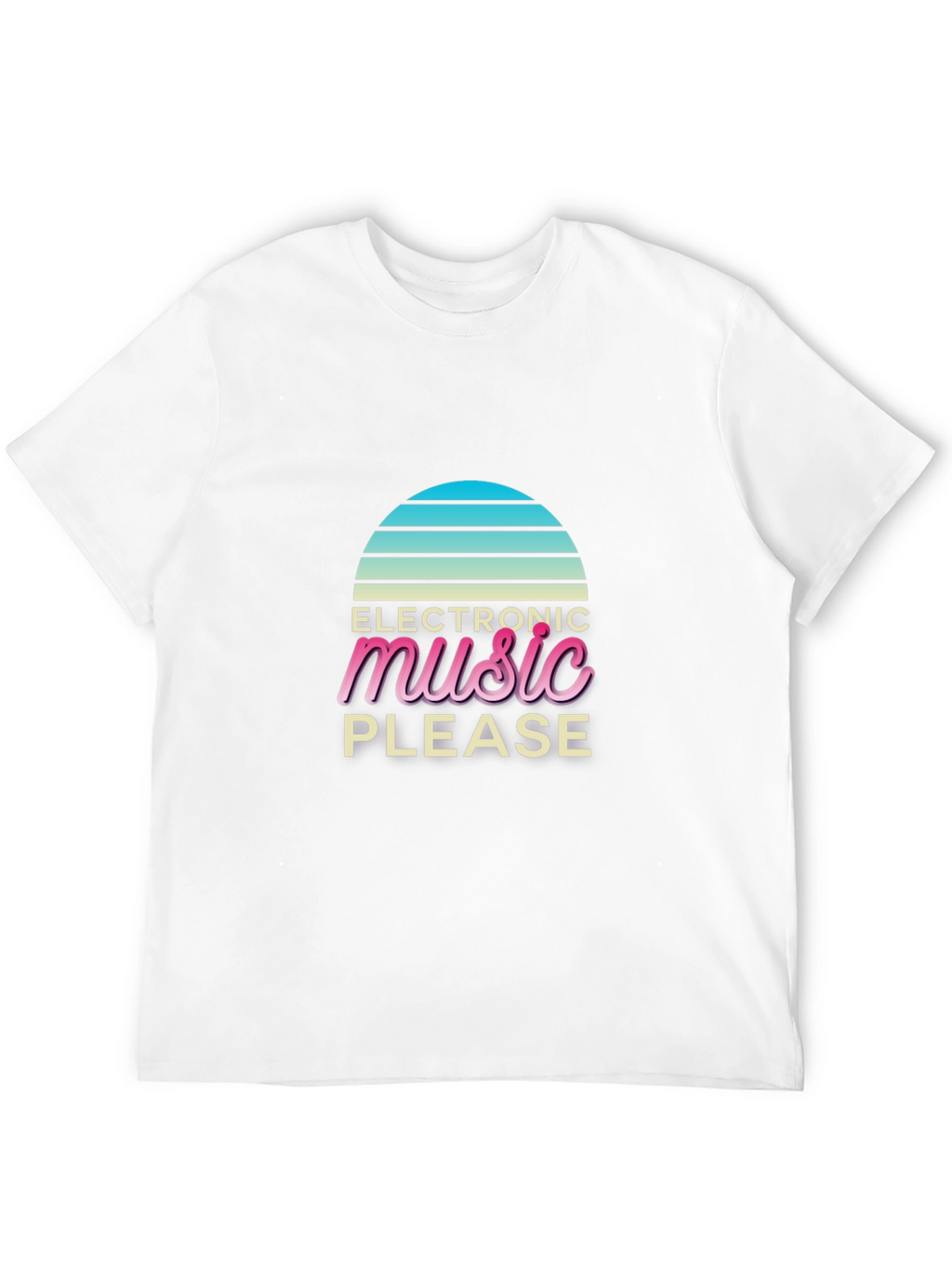 Electronic Music Please Retro T-Shirt