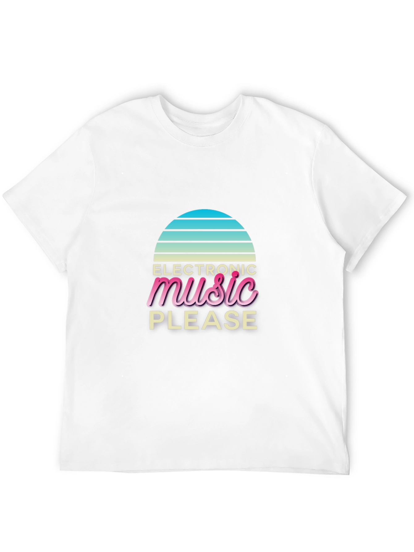 Electronic Music Please Retro T-Shirt