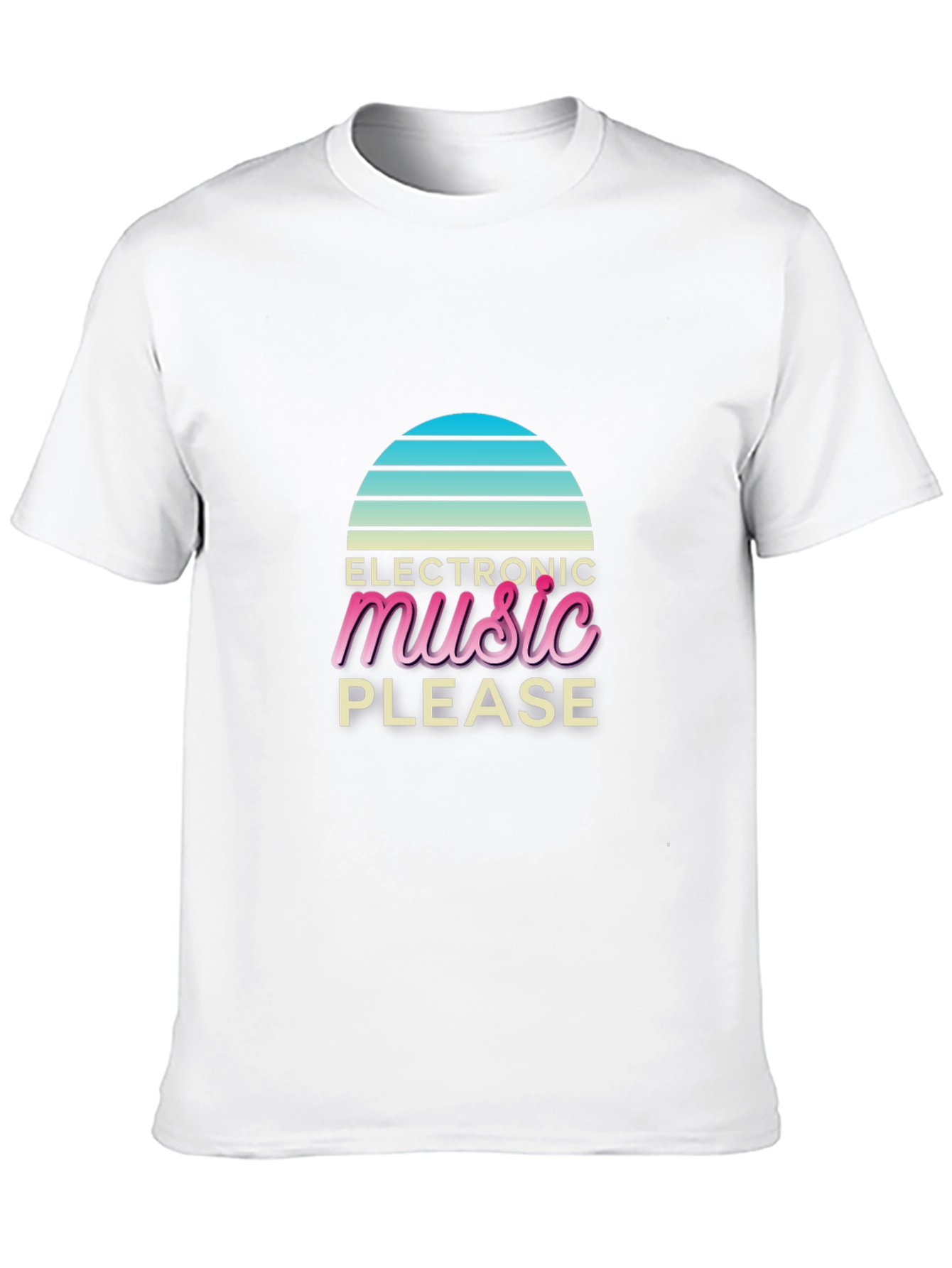 Electronic Music Please Retro T-Shirt