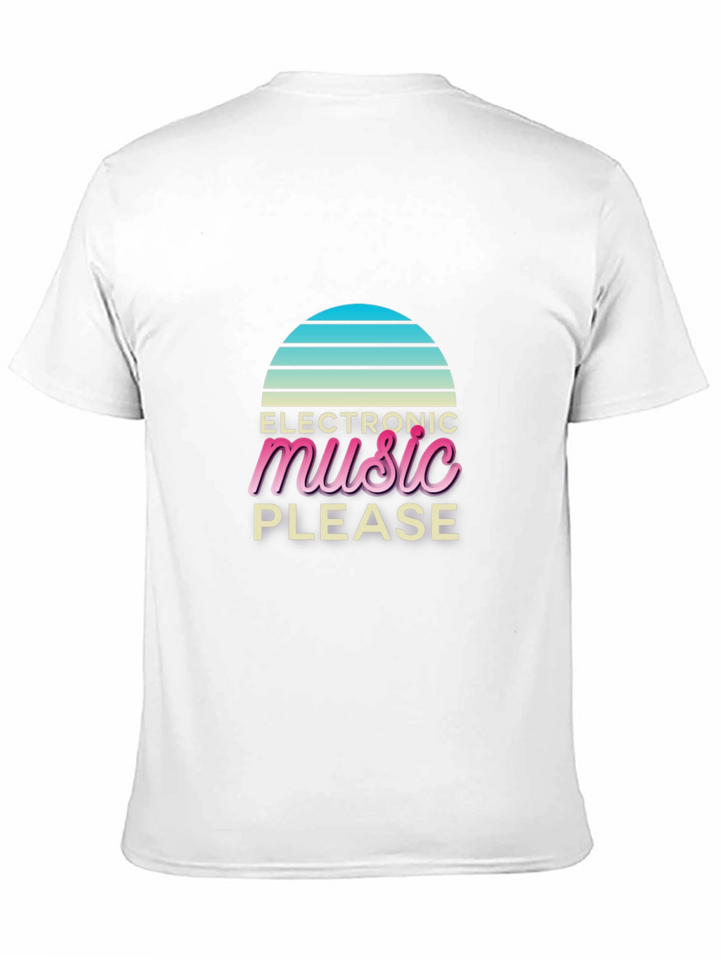 Electronic Music Please Retro T-Shirt