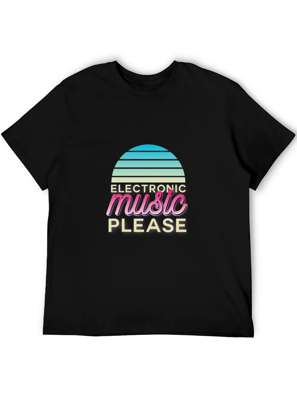 Electronic Music Please Retro T-Shirt