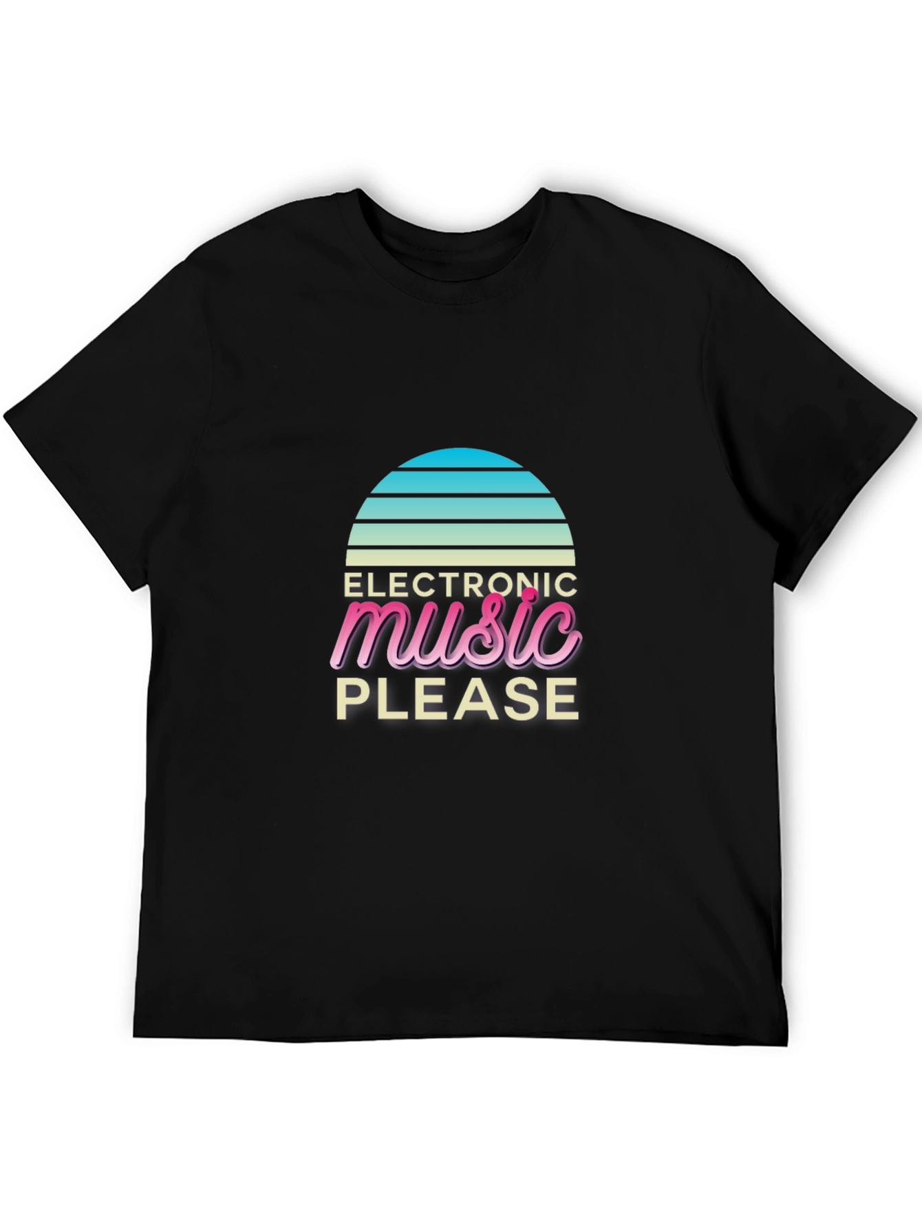 Electronic Music Please Retro T-Shirt