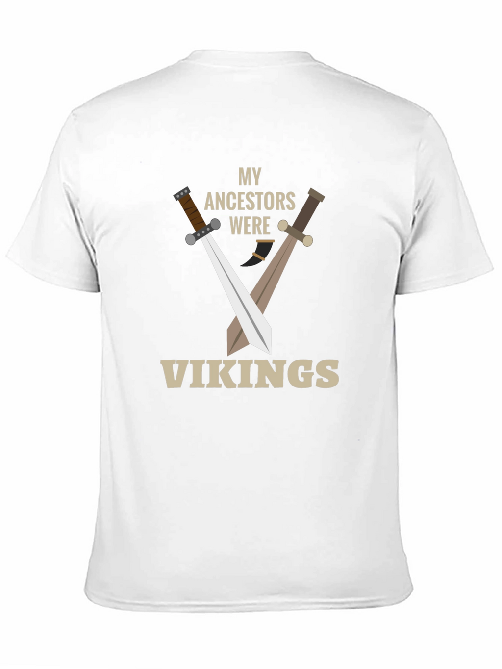 My Ancestors Were Vikings T-Shirt - Black