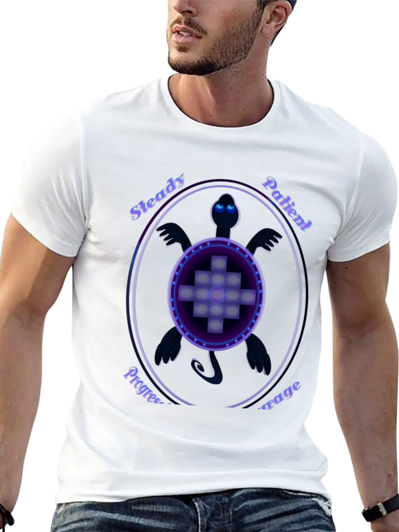 Steady Patient Turtle T-Shirt - Progressive Design