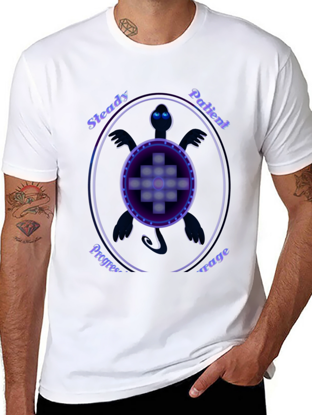 Steady Patient Turtle T-Shirt - Progressive Design