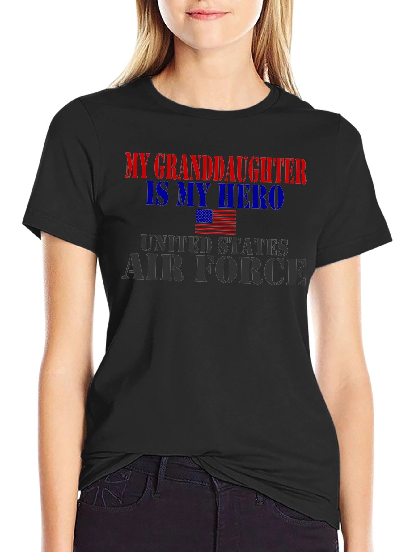 My Granddaughter is My Hero - Air Force T-Shirt