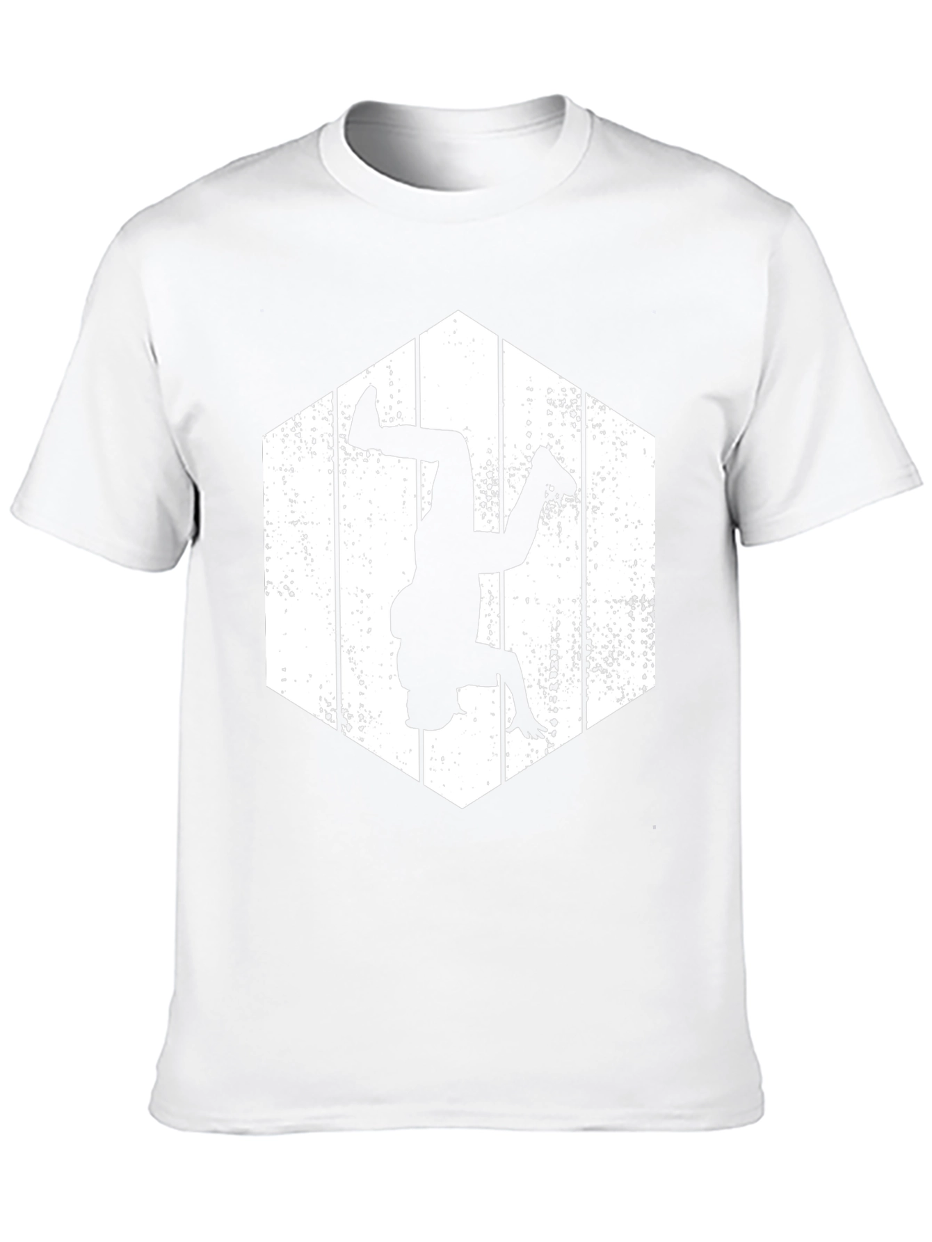 Black Hexagon Breakdancer Graphic Tee