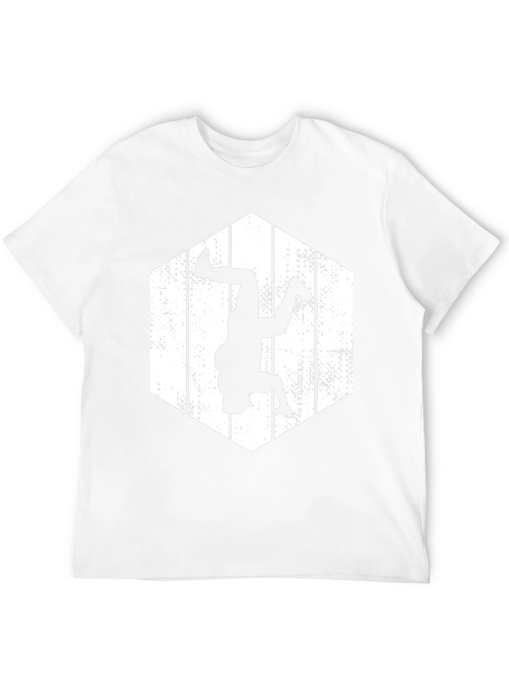 Black Hexagon Breakdancer Graphic Tee